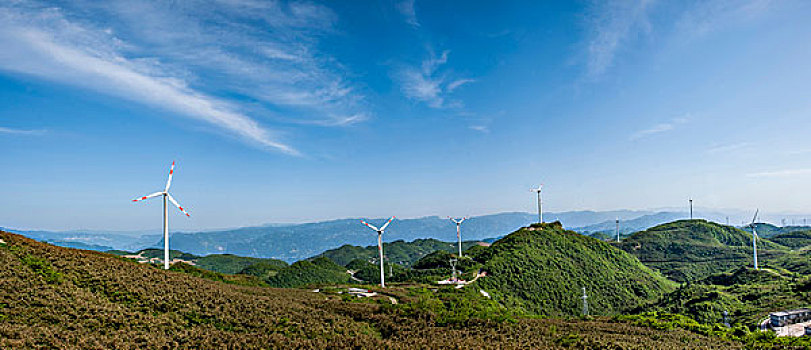 重庆涪陵区和顺镇寺院坪四眼坪风电场