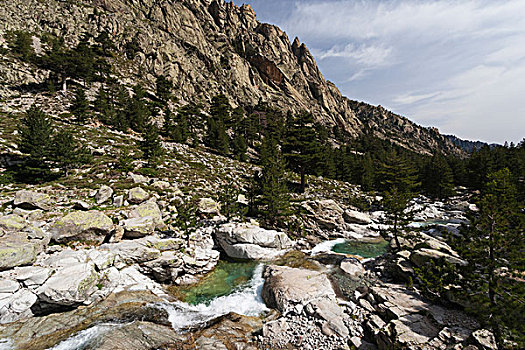 法国,科西嘉岛,河