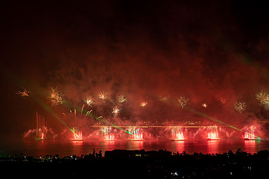 珠海市庆祝建国70周年烟花汇演