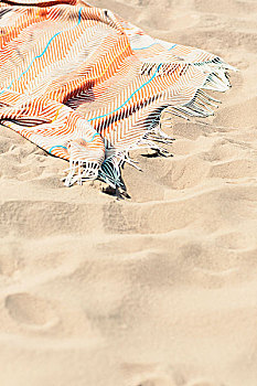 毯子,沙滩
