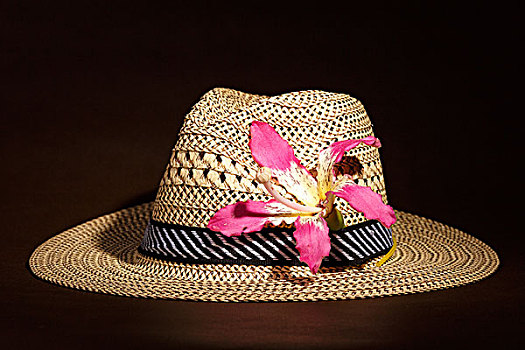 帽子与花