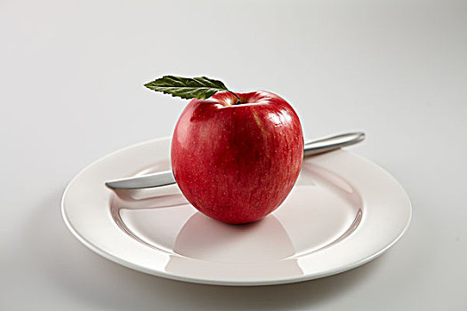 苹果,盘子