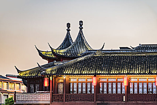 南京夫子庙中式建筑