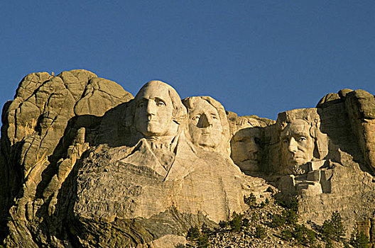 石头,雕刻,拉什莫尔,拉什莫尔山国家纪念公园,南达科他,美国