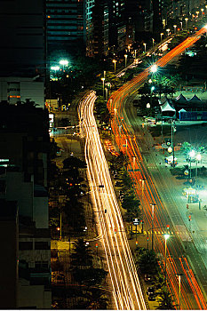 道路,伊帕内玛海滩,里约热内卢,巴西