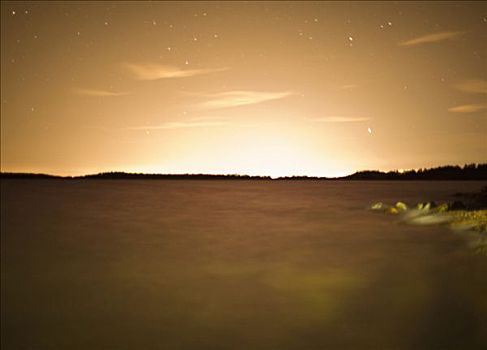夜空,群岛,瑞典