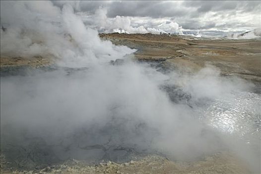 蒸汽,地热,活动,冰岛