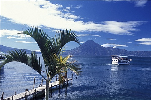 拉丁美洲,危地马拉,阿蒂特兰湖