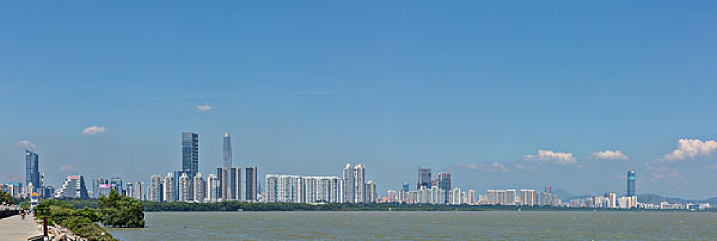 深圳,滨海城市,深圳湾风光