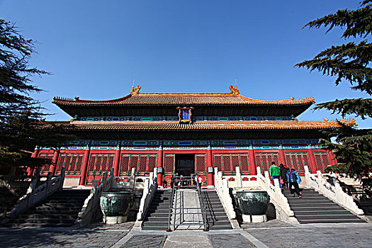 奉先殿,钟表馆,故宫,中国,北京,全景,地标,传统