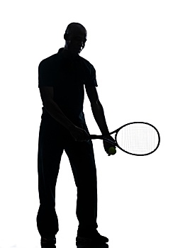 男人,网球手,服务
