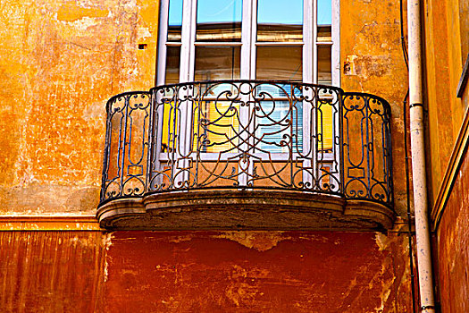 黄色,欧洲,意大利,伦巴第,米兰,老,窗户,砖,抽象