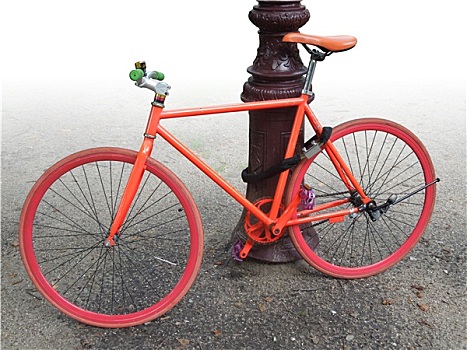 红色,自行车,阿姆斯特丹