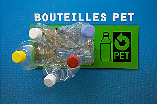 塑料瓶,溢出,室外,循环箱