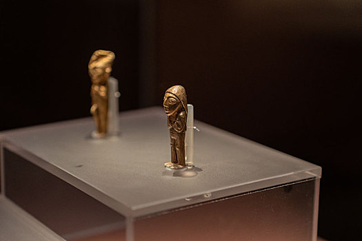 秘鲁印加博物馆藏印加帝国安第斯金雕像