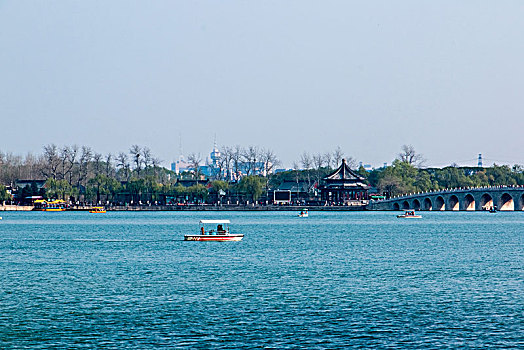 北京市颐和园建筑景观