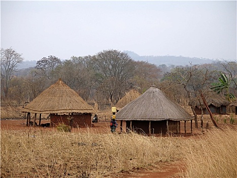 非洲,村庄,莫桑比克
