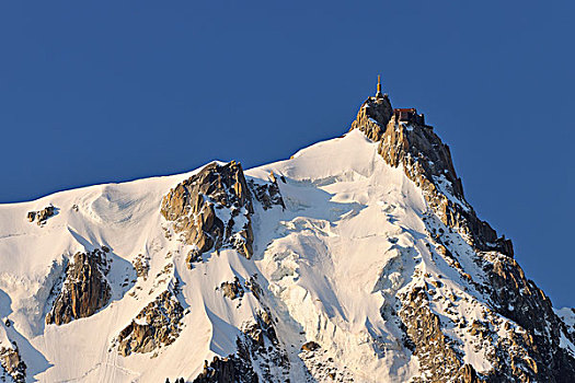 顶峰,勃朗峰,山丘,上萨瓦,阿尔卑斯山,法国