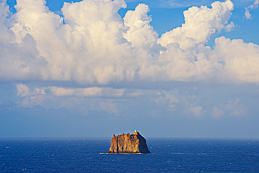 悬崖,岛屿,埃奥利群岛,意大利,欧洲