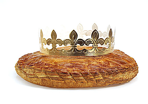 法式甜饼,法国,国王,蛋糕,庆贺