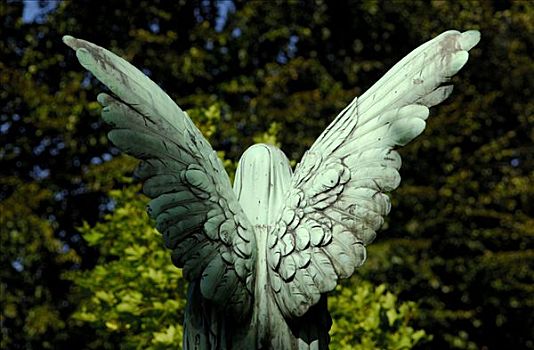 公墓,雕塑,天使