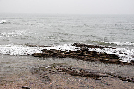 海岸,波浪