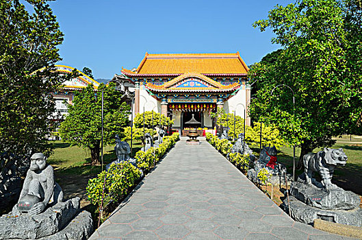 极乐寺,空气,槟城,马来西亚