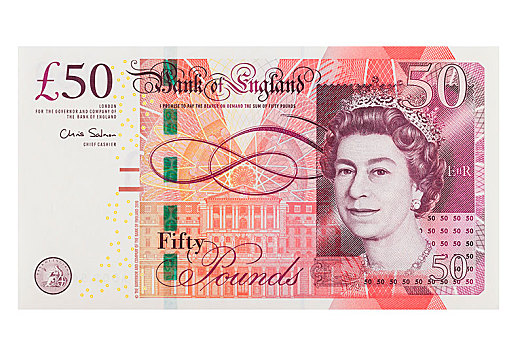 英国,50,磅,钞票