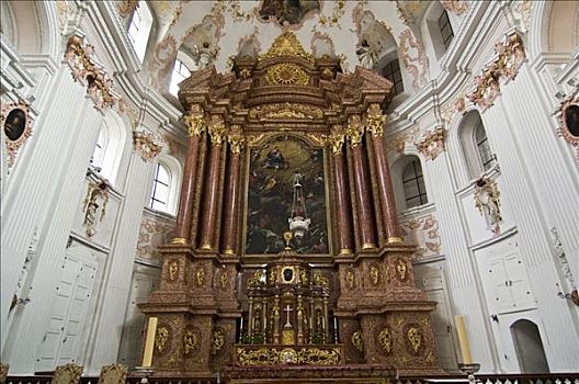 圣坛,耶稣会,教堂,瑞士