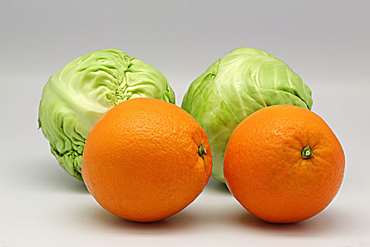 橙子,卷心菜