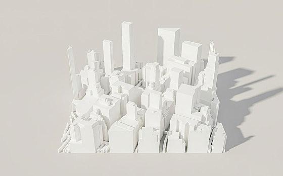 立体城市建筑模型,立体道路导航系统