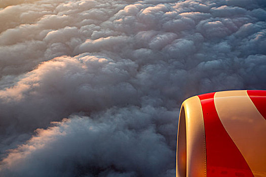 高空飞行,空中美景