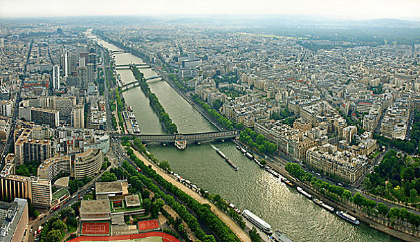 巴黎,城市,塞纳河,风景,塔
