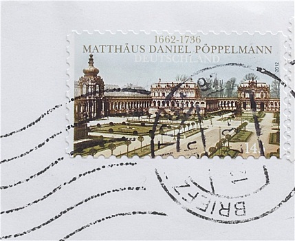 德国,邮件,邮票