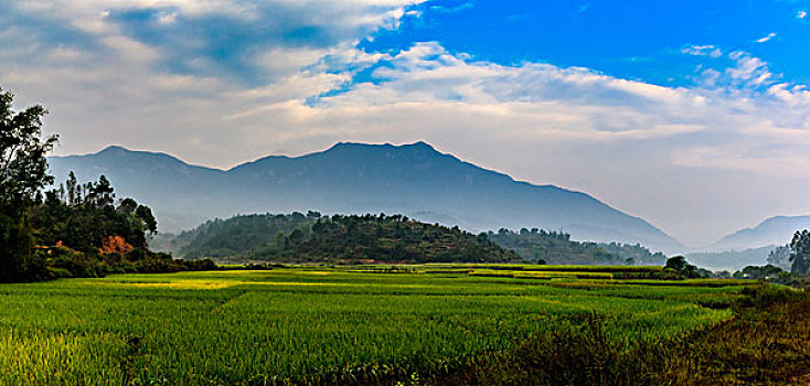 中国广东封开田园美景