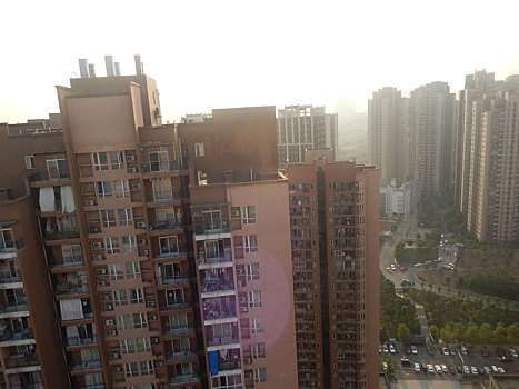 重庆市云阳县的建房工地,楼市,楼房,房价