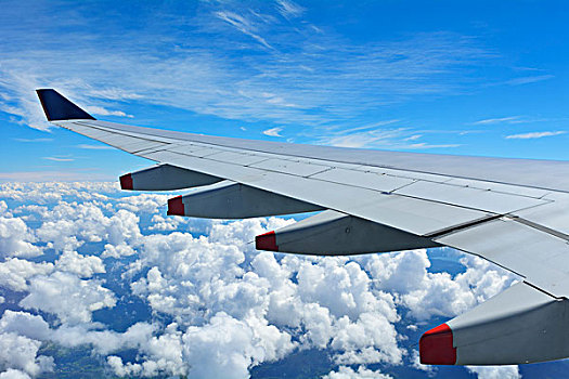 飞机,空中客车,a380,翼,飞行,上方,昆士兰,澳大利亚