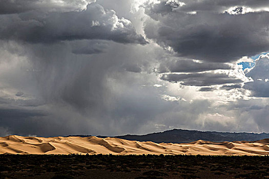 沙丘,戈壁沙漠,蒙古,亚洲