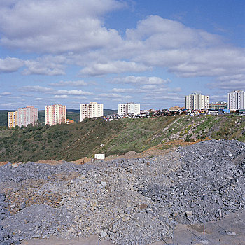 建筑,垃圾场,碎石,伊斯坦布尔,土耳其