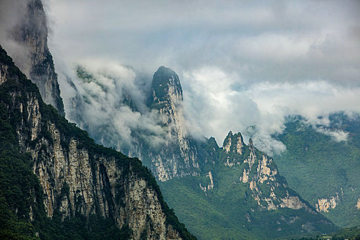 恩施,大山,湖北,山区,云海,云雾,高山,神秘,群山,山峰,鄂西