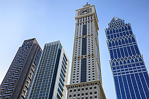 摩天大楼,塔楼,迷宫,迪拜,酋长国,阿联酋,亚洲