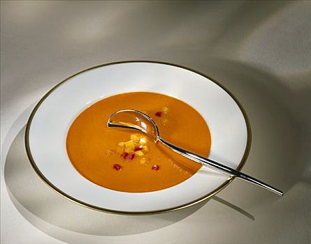 碗,菜椒汤