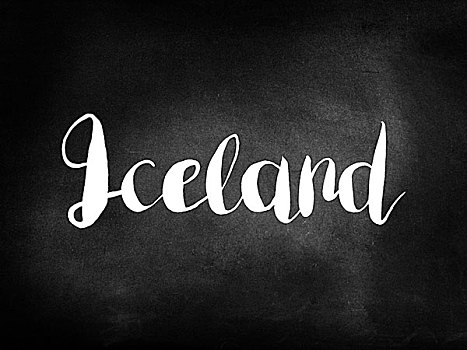 冰岛,书写,黑板