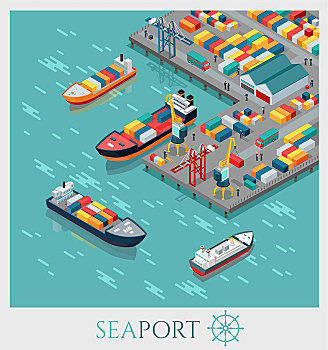 商业,海港,货物,集装箱码头,海洋,货运,全球,运输,货船,港口,卸载,货物集装箱,货箱