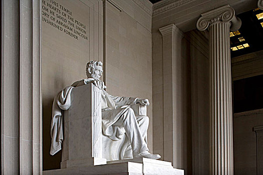 林肯纪念堂,华盛顿特区,美国,雕刻师,切斯特,法国,建筑师,熏肉