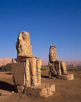 埃及,路克索神庙,约旦河西岸,巨像
