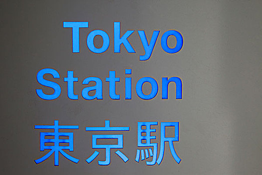 日本,东京,东京站,标识