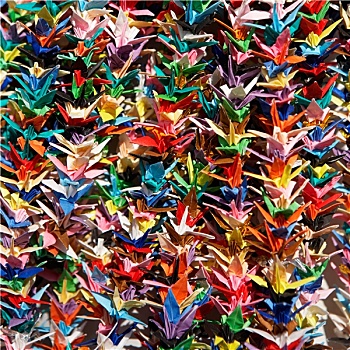 折纸,纸鹤,广岛,日本