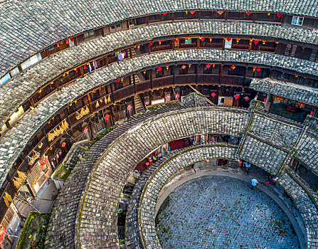 福建土楼白天图片