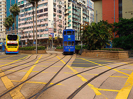 中国香港风情·有轨电车